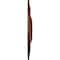 Ekena Millwork Traditional Medallion (Canopies up to 8 1/4"), 31 1/2"OD x 2 1/2"P, Burnished Mahogany Crackle CM31TRBMC - alternate 2
